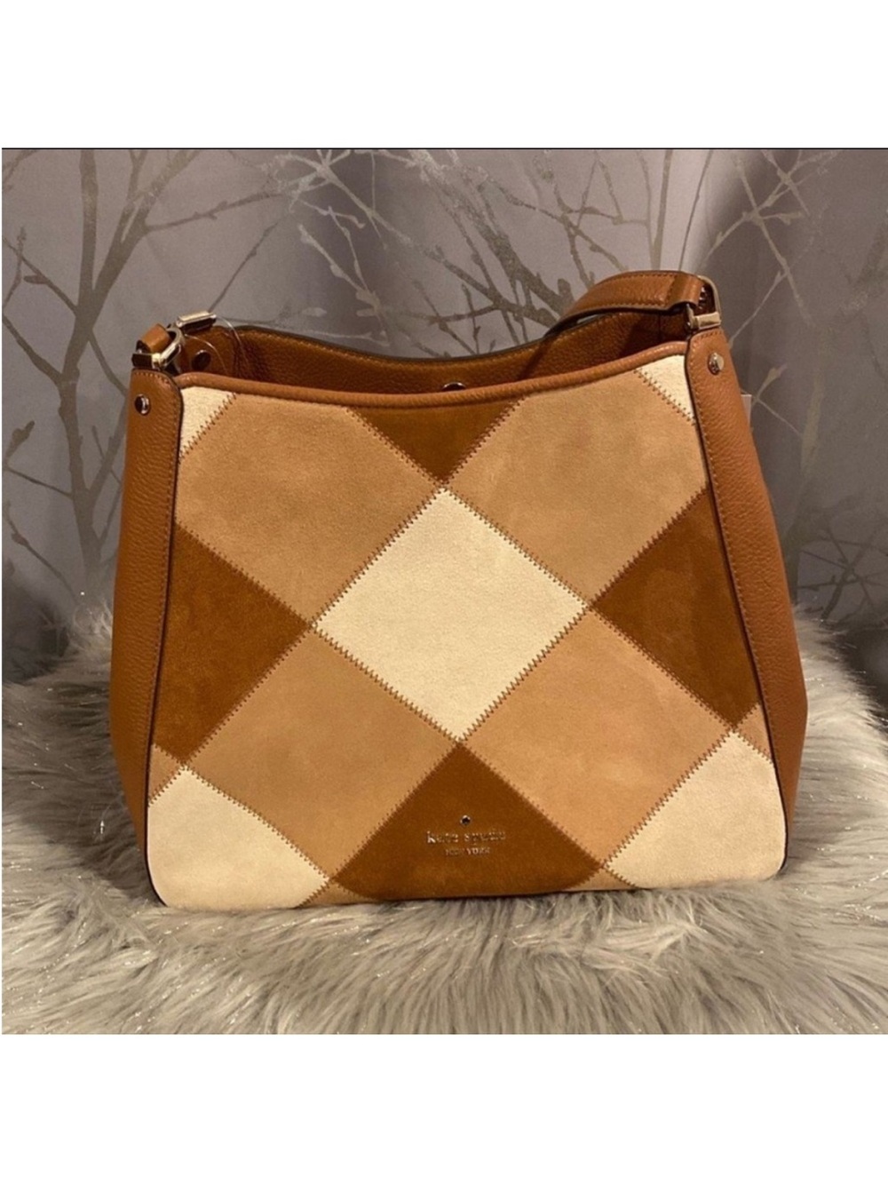 NWT KATE SPADE LIELA PATCHWORK BAG